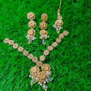 Conjunto de joyería de estilo tradicional indio pakistaní al por mayor conjunto de joyería de collar de nuevo diseño más vendido para mujer - Product Image 6