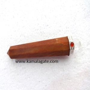 Vente en gros de baguette de guérison en cristal naturel Agate semi-précieuse Labrodolite Boule de quartz sculptée Pierre précieuse pour la guérison des chakras - Product Image 3