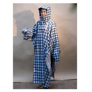 OEM Raincoat <b>Nylon</b> <b>Fabric</b> 120cm Length Hooded Best Price Single-person Raincoats For Cycling And Motorcycling from Vietnam - Product Image 3