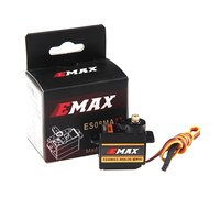 Emax ES08MA-II 金属齿轮微型模拟舵机 |   9g 迷你舵机适用于遥控飞机、直升机、机器人 |   高扭矩，带配件