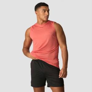 Camiseta sin mangas para hombre para entrenamiento de gimnasia con tela de algodón ligero Stringer Fit Chaleco de Culturismo - Product Image 1