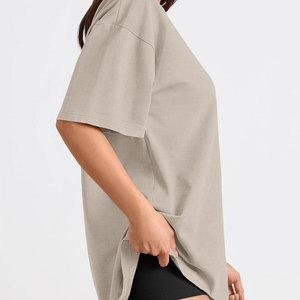 Camiseta Holgada de Moda para Mujer, Diseño Personalizado, Camiseta para Chicas, Venta al por Mayor desde Bangladés - Product Image 4