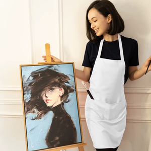 Delantal de Cocina sin Mangas BEAM 100% Poliéster con Material Transpirable y Ecológico, Bolsillo Delantero, Diseño Simple - Product Image 2