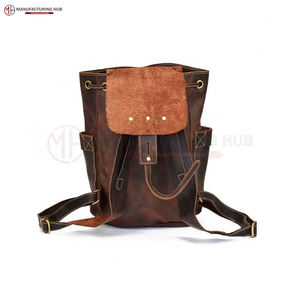 Travel Bag <b>Backpack</b> Genuine <b>Leather</b> <b>Backpack</b> <b>Men</b> 100% Pure <b>Leather</b> Bag Full Grain <b>Leather</b> <b>Backpack</b> Travel Bag - Product Image 5
