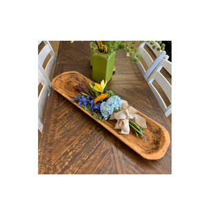 Bol à pâte sculpté en bois fait main bols à calebasse décoratifs bols à pâte taille pour décor grande taille - Product Image 5