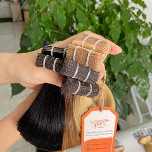 Proveedor al por mayor para extensiones de cabello humano vietnamita virgen de grado 12A cinta 100% en varios estilos de onda en varios colores - Product Image 3