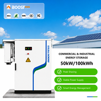 Système de stockage d'énergie solaire hybride à batterie au lithium Ess Solution 50 kW 100 kWh avec certificat CE, refroidissement par air