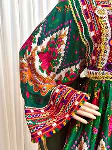 Vestidos bordados afganos tradicionales para mujer, Vintage vestido largo, conjunto de 2 uds, vestidos perfectos para conjunto de traje de lujo Cultural Afgano - Product Image 5