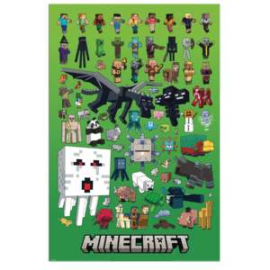 Modern Style Minecraft Character Montage <b>Poster</b> Made of Paper for Wall Decor - Product Image 1