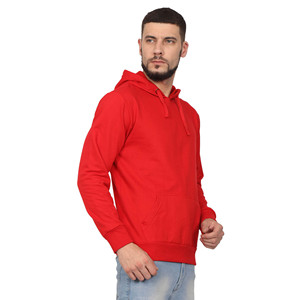 Sudadera con capucha con logotipo personalizado para hombre 2023, sudadera de invierno ligera de lana transpirable de alta calidad, diseño liso sólido 3D Puff - Product Image 5