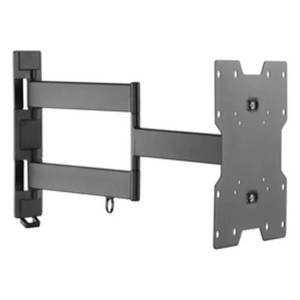 Long200 Black <b>VESA</b> <b>200</b> <b>X</b> <b>200</b> Wall <b>Mount</b> TV Monitor Stand 35 Kg Capacity for Wall Mirrors - Product Image 1