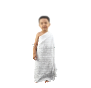 Serviette pour enfants Hajj Umrah 2pcs pour le haut et le bas du corps Ihram, 100% coton Ihram pour enfants du Pakistan - Product Image 4