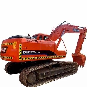 Excavatrice sur chenilles d'occasion coréenne 22 tonnes DOOSAN DH225LC Bonne performance DOOSAN DH215 DH220LC DX225LC DH225LC DH225LC à vendre - Product Image 1