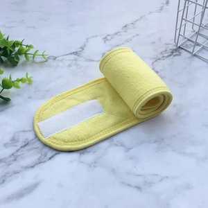 Vaslcare Women Soft <b>Towel</b> Headband Adjustable Sports <b>Hair</b> Band Yoga Spa Bath Shower Wash Face Makeup Skin Care Wide Head Band - Product Image 4