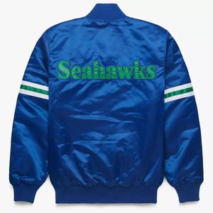 100% Polyester Custom Silk Satin Varsity Jackets Sports Basketball Embroidered Polyester Lined College Satin Jacket for Men - Product Image 2