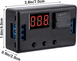 <span class=keywords><strong>12</strong></span> <span class=keywords><strong>Volt</strong></span> hẹn giờ <span class=keywords><strong>Relay</strong></span> 0.1S đến 999min 50mA 4-chế độ ON-OFF ô tô kỹ thuật số chậm trễ <span class=keywords><strong>Relay</strong></span> điện chậm trễ hẹn giờ chuyển đổi mô-đun - Product Image 6