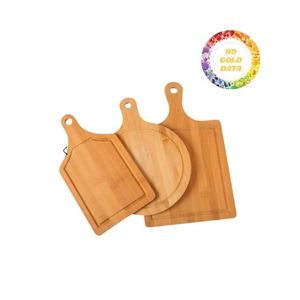 Tablero de bambú rectangular con elegante acabado pulido y forma resistente, ideal para cocinar elementos esenciales y regalos para ocasiones especiales - Product Image 2