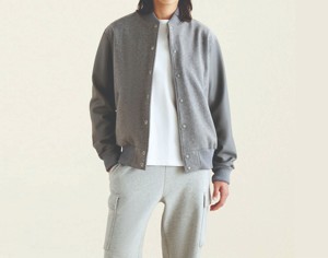 OEM personalizado Chenille bordado Logo lana soporte cómodo gris béisbol bombardero Letterman Varsity chaqueta transpirable - Product Image 1