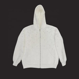 Sudadera con Capucha de Diamantes de Imitación para Hombre y Mujer, Sudadera con Capucha de Lujo, Moda Casual, Streetwear Unisex - Product Image 2