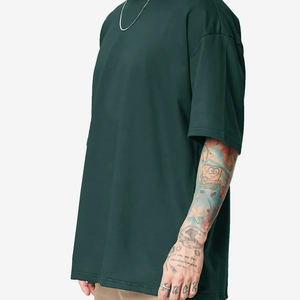 Camiseta Extra Grande de Hombros Caídos, Personalizada, 100% Algodón Orgánico Tejido, para Hombre, con Impresión Digital y Secado Rápido - Product Image 5