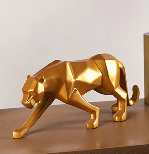 Paire de Cerfs Adorable figurine d'animal en métal pièce maîtresse élégante ornement de table décoratif pour la maison disponible au prix de gros - Product Image 2