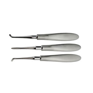 เครื่องมือถอนรากฟันแบบตรง ด้ามจับสแตนเลส ใช้ในงานผ่าตัด ได้รับการรับรองมาตรฐาน CE ISO13485 ระดับ I - Product Image 5