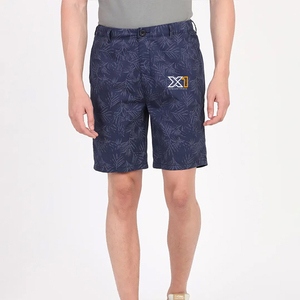 กางเกงขาสั้นสำหรับผู้ชายสีทึบทำจากผ้าสีพื้นสำหรับผู้ชายกางเกงขาสั้นออกแบบได้ตามที่ต้องการ - Product Image 1