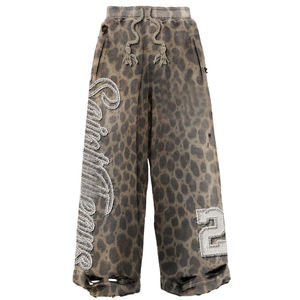 Wholesale Custom Streetwear Tracksuit Rhinestone <b>Embroidery</b> Jogger Sweatsuit Flared Sweatpants and Hoodie <b>Sets</b> for Men - Product Image 3
