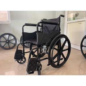 Fauteuil roulant manuel bariatrique robuste avec siège large, construction en acier renforcé, disponible pour la distribution mondiale depuis l'Inde - Product Image 1