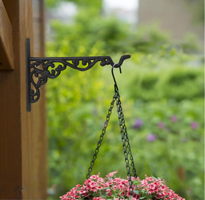 Tùy Chỉnh Đúc Sắt Tường Móc Nhà Máy Móc Treo Chân Đế Cho Các Nhà Máy Hoa Chậu Chim Ăn & Chuông Gió Home & Vườn Trang Trí Nội Thất - Product Image 2