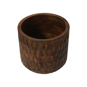 Cuenco de madera pequeño Vintage antiguo moderno, Marrón Natural, textura de panal de alta calidad, decoración del hogar de moda hecha a mano - Product Image 2