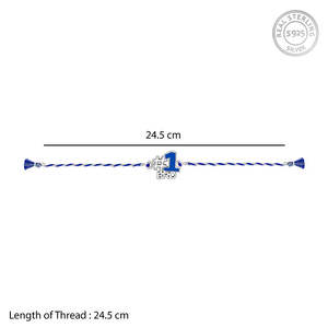 Silver No. 1 Bro Kids Rakhi Fashion <b>Charm</b> <b>Bracelets</b> - Product Image 6