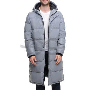 Chaqueta Parka Extra larga con capucha de tela ártica, abrigo de invierno impermeable para hombres y mujeres, aislado para frío extremo con estilo - Product Image 1