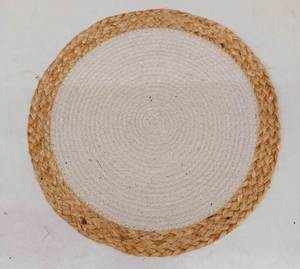 Mantel Individual de mimbre tejido con flores redondas para mesa para bodas y banquetes de alta demanda - Product Image 3