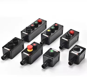 Atex 방수 방폭 제어 푸시 버튼 온오프 비상 정지 버튼 스위치 박스 - Product Image 1