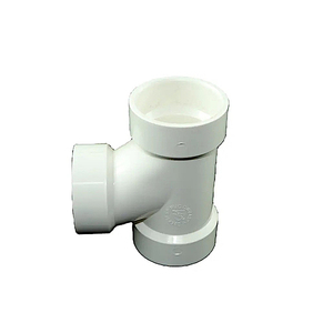 BYSON-tubería de pvc personalizada de fábrica, suministro de agua estándar americano, Material de plástico, codo de zapato de desecho, PS10202 - Product Image 1