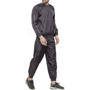 Trajes de sauna de color sólido hechos en el mejor material Trajes de sauna de diseño personalizados Trajes de sauna de secado rápido - Product Image 4