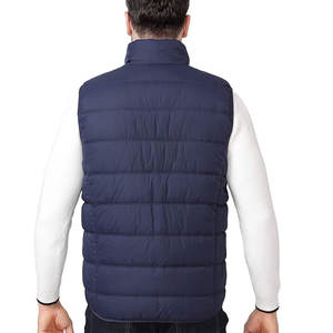 OEM Manteaux d'hiver chauds à bulles pour hommes imprimés sur mesure Veste bouffante Veste noire avec taille et logo personnalisés - Product Image 3
