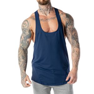 Vente en gros conception personnalisée vêtements de fitness élasticité vêtements d'entraînement hommes gilets survêtement grande taille Gym débardeur - Product Image 1