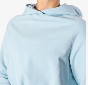 Calidad personalizada de gran tamaño de lana suave entrenamiento gimnasio mujer recortada Top Sudadera con capucha - Product Image 3