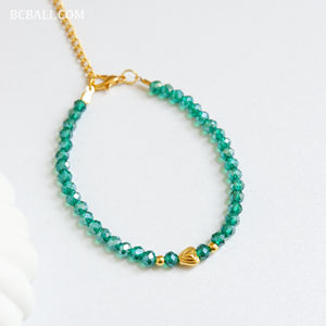 Exquisite Bohemian Crystal Bead <b>Charm</b> <b>Bracelet</b> Sparkling Womens Gift-Dazzling Fashion Statement for Elegance - Product Image 1