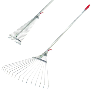 Rastrello da Giardino Regolabile Papillon con Manico - Product Image 1