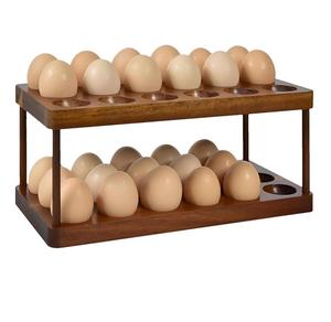 Porte-oeufs de couleur personnalisée de haute qualité Taille et forme personnalisées Plateau à oeufs en bois pour ustensiles de cuisine - Product Image 4