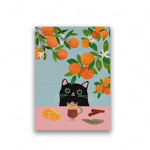 Pósteres Divertidos de Gatos para Cocina, Lienzos Decorativos, Arte de Pared - Product Image 1