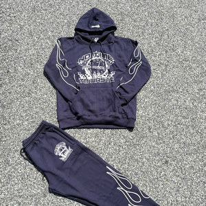 PROTEXA INDUSTRIES Ensemble sweat à capuche et pantalon de survêtement 100% Coton Écologique Respirant Séchage Rapide Coupe Ample Évasée et Bouffante - Product Image 5
