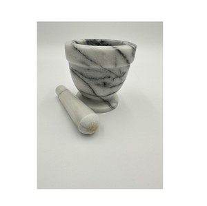 Maja de mortero de mármol para el hogar hecha a mano, accesorio de cocina de calidad superior, herramientas para hierbas y especias a precio mayorista - Product Image 1