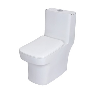 ห้องน้ำเซรามิกห้องสุขาแบบร่วมสมัยสุดหรูพร้อมแฟลชคู่แบบเงียบและสูงสวมใส่สบาย - Product Image 1