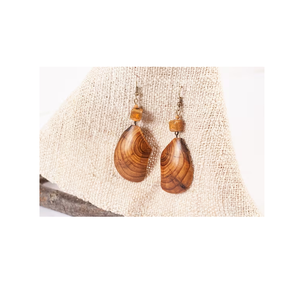 New Fashion Wood <b>Earrings</b> Drop <b>Earrings</b> for Women Hanging <b>Dangle</b> <b>Earrings</b> Jewelry Design Items Natural Craft - Product Image 4