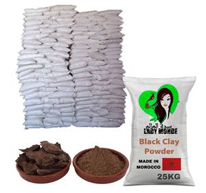 Polvo de arcilla negra marroquí de 25 kg, minerales y productos no metálicos - Product Image 1