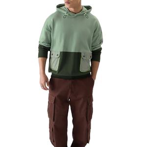 Sudadera con capucha extragrande para hombre, con material de forro polar transpirable, perfecta para uso diario informal, viajes, gimnasio, sudaderas extragrandes para hombre 2026 - Product Image 4